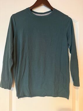 Boy’s Old Navy Long Sleeve Crewneck Shirt - Dark Green Size XL 14/16